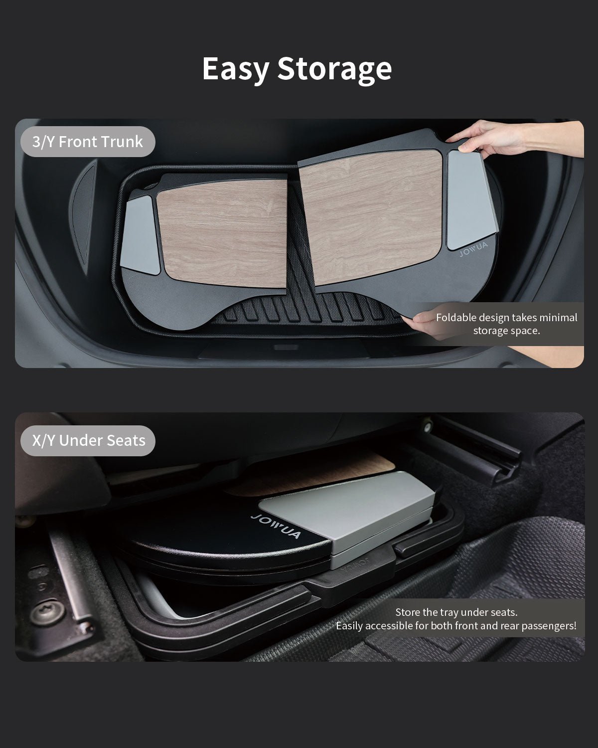 Tesla Model Y & 3 Foldable Car Tray (Eat, Work, Play) – TESLARATI