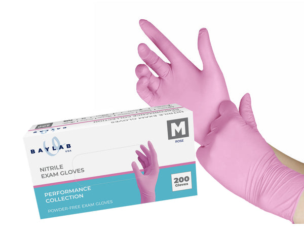 100ct Care Blue Nitrile Glove, 3.5mil