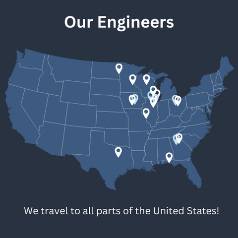 Map of our engineers