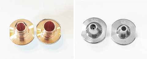 Copper vs. chrome plating on nozzles