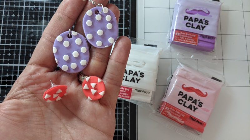 How to make clay earrings