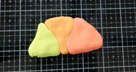 Triangles for blending polymer clay