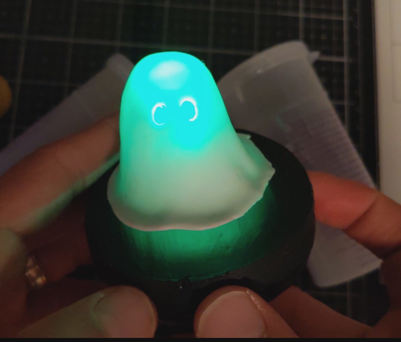 glowing ghost