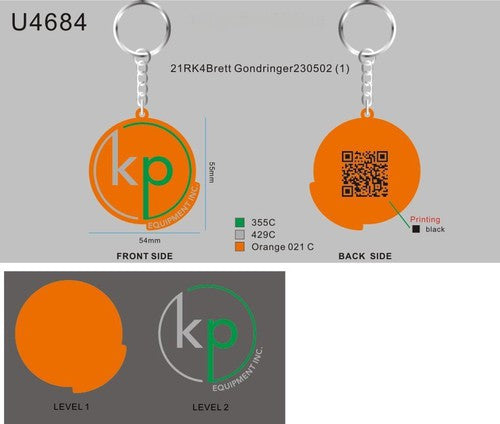  CUSTOM RUBBER KEYCHAIN 21RK4Brett-Reorder