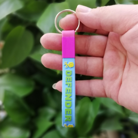 silicone keychain