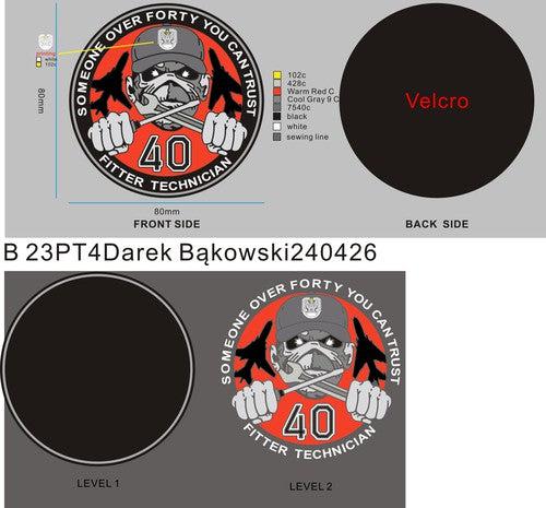  CUSTOM PVC RUBBER PATCH-23PT4DAREK BĄKOWSKI240426