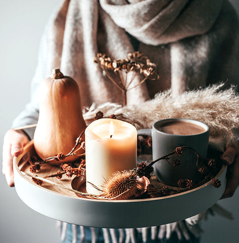 natural Fall decor for the home