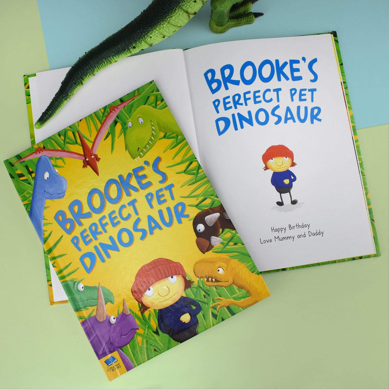The Personal Shop Personalised Pet Dinosaur Book - Hardback Personalised Pet Dinosaur Story Book