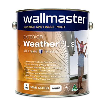 WeatherPlus - Exterior-Semi Gloss-Paint by Wallmaster Paints