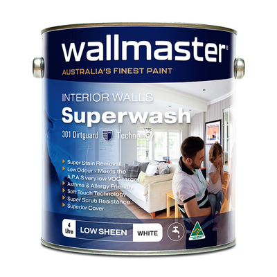 Superwash - Interior-Low Sheen-Paint by Wallmaster Paints