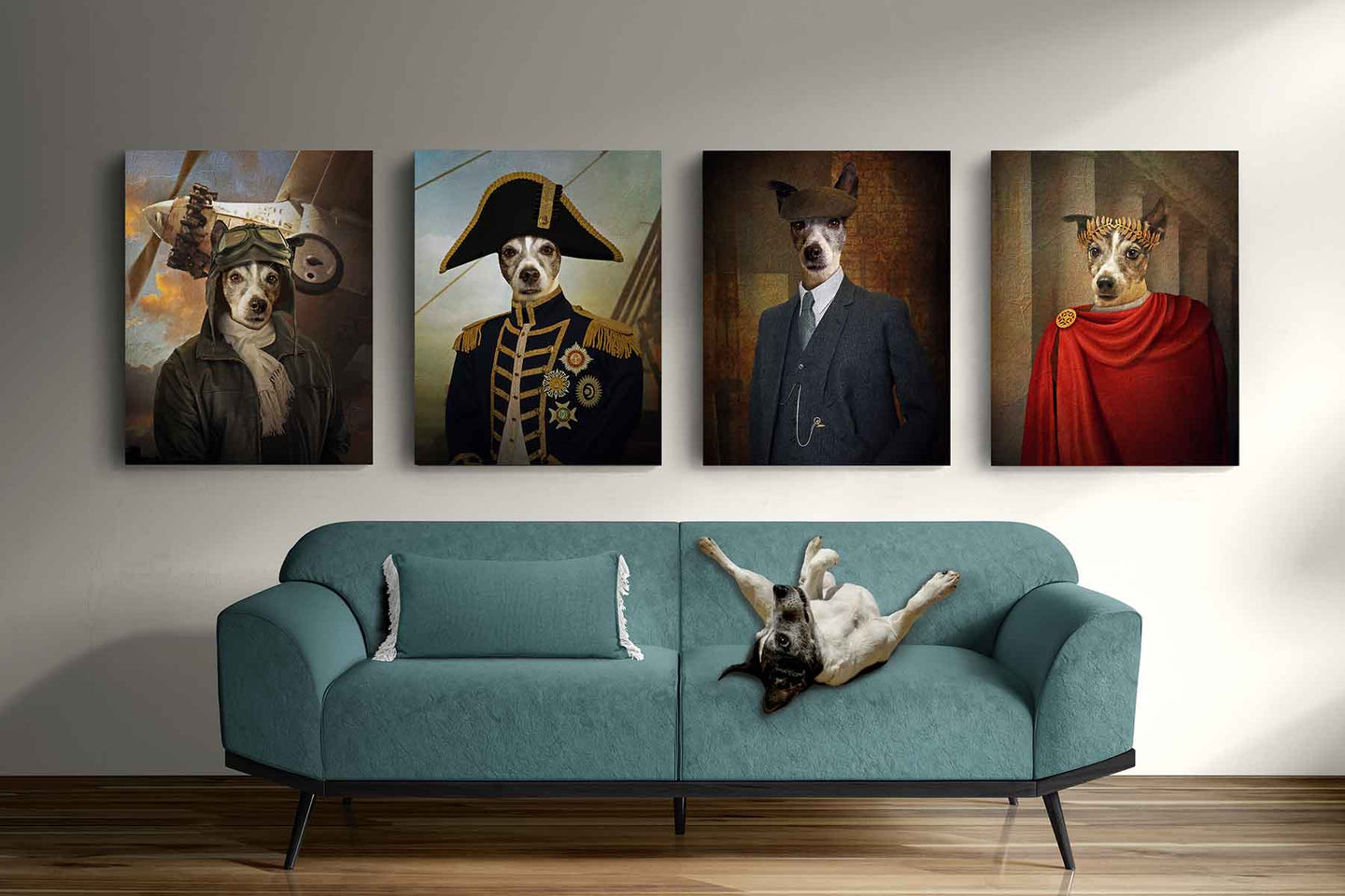 Pet Portraits | Renaissance Custom Pet Canvas | Fine Art Prints – Four ...
