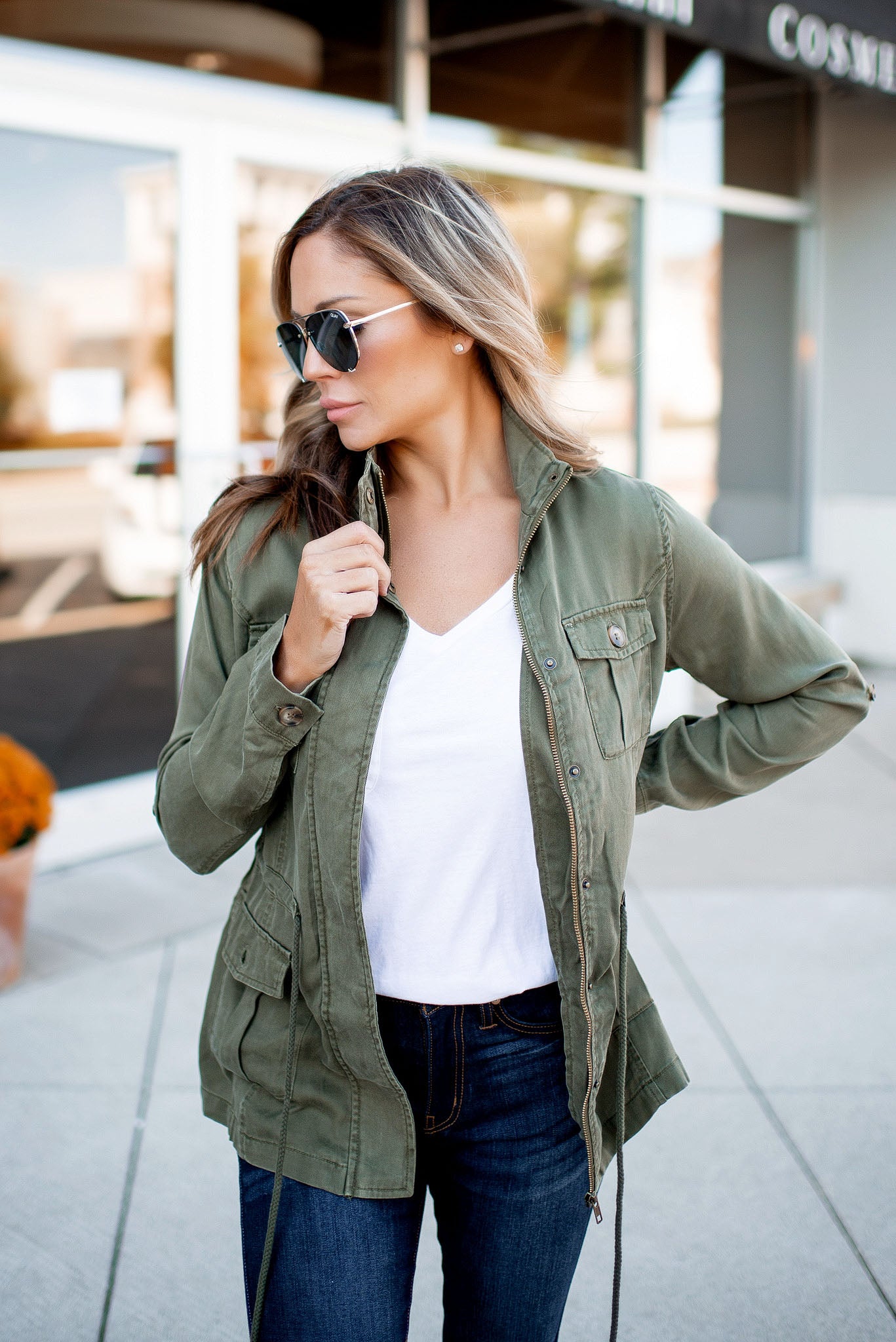 Harvest Wishes Cargo Jacket (Olive) – Blue Layne Boutique