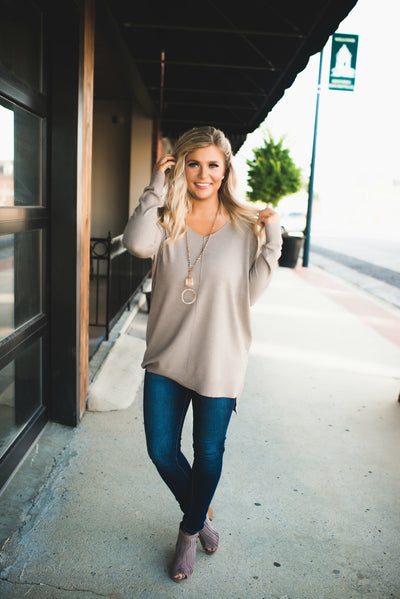 All The Good Things Sweater (Mocha)