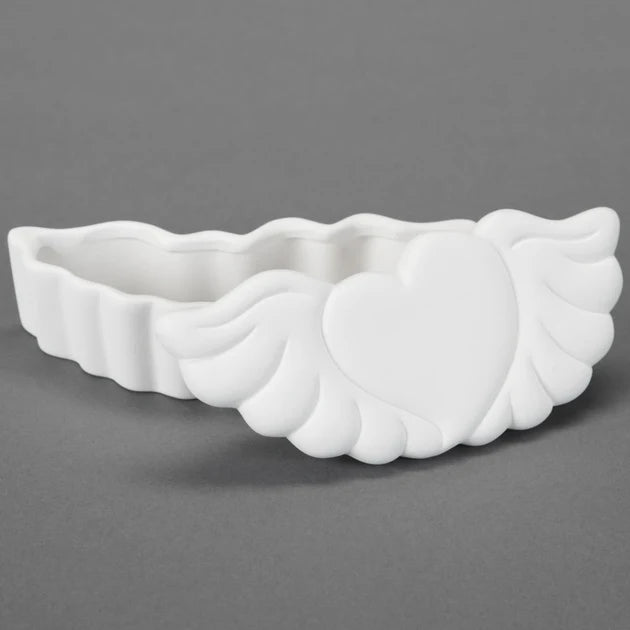 HEART WITH WINGS TRINKET BOX