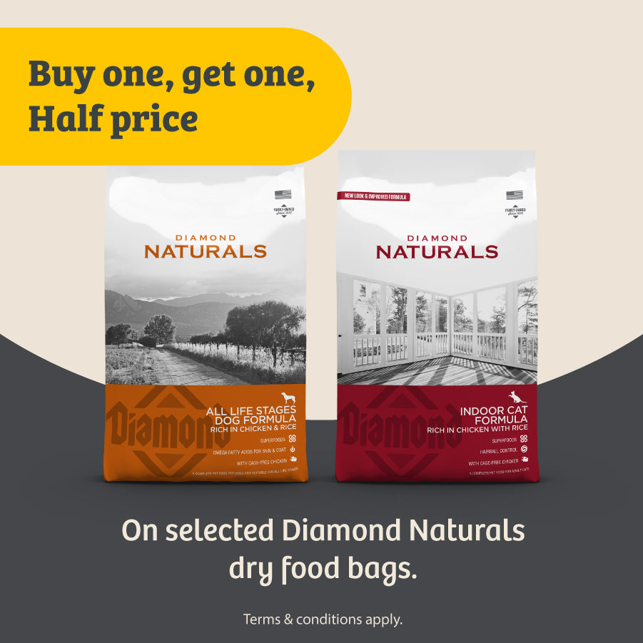 diamond naturals Buy one get one half price