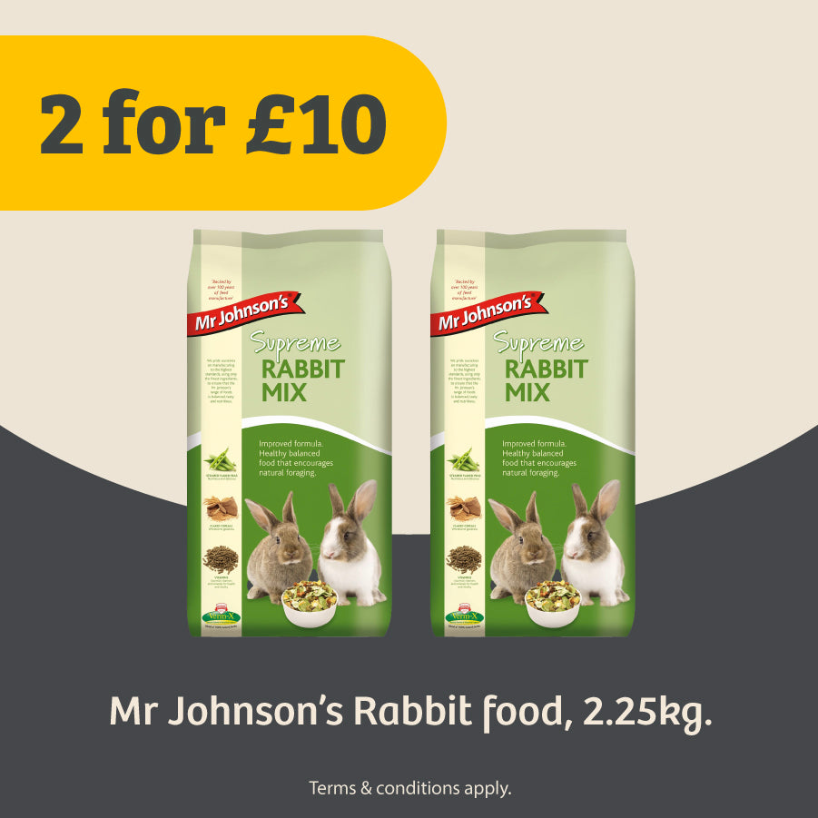 Mr Johnsons Rabbit food 2 for £10