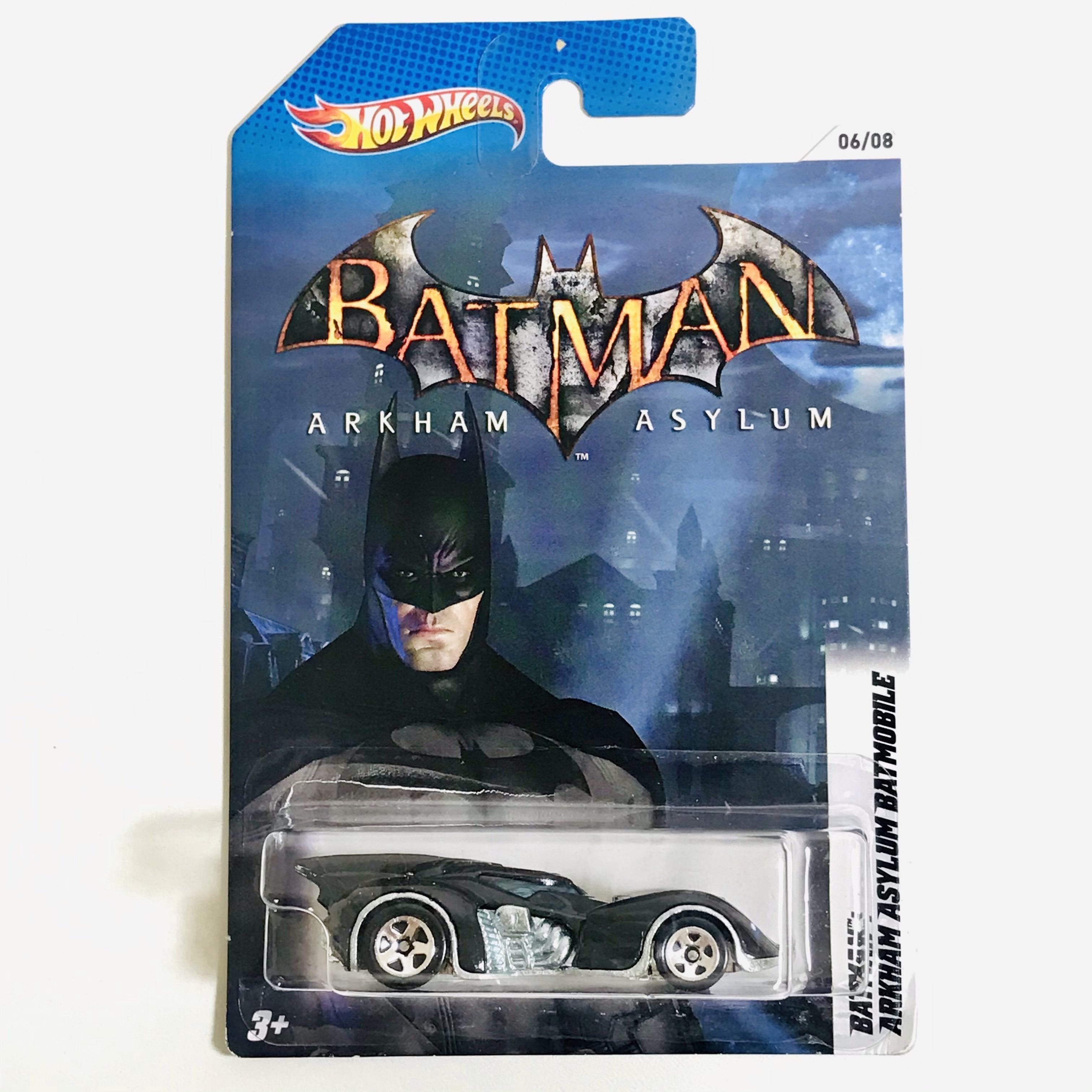 2012 Hot Wheels Batman Vehicles Then and Now Batman Arkham Asylum Batm