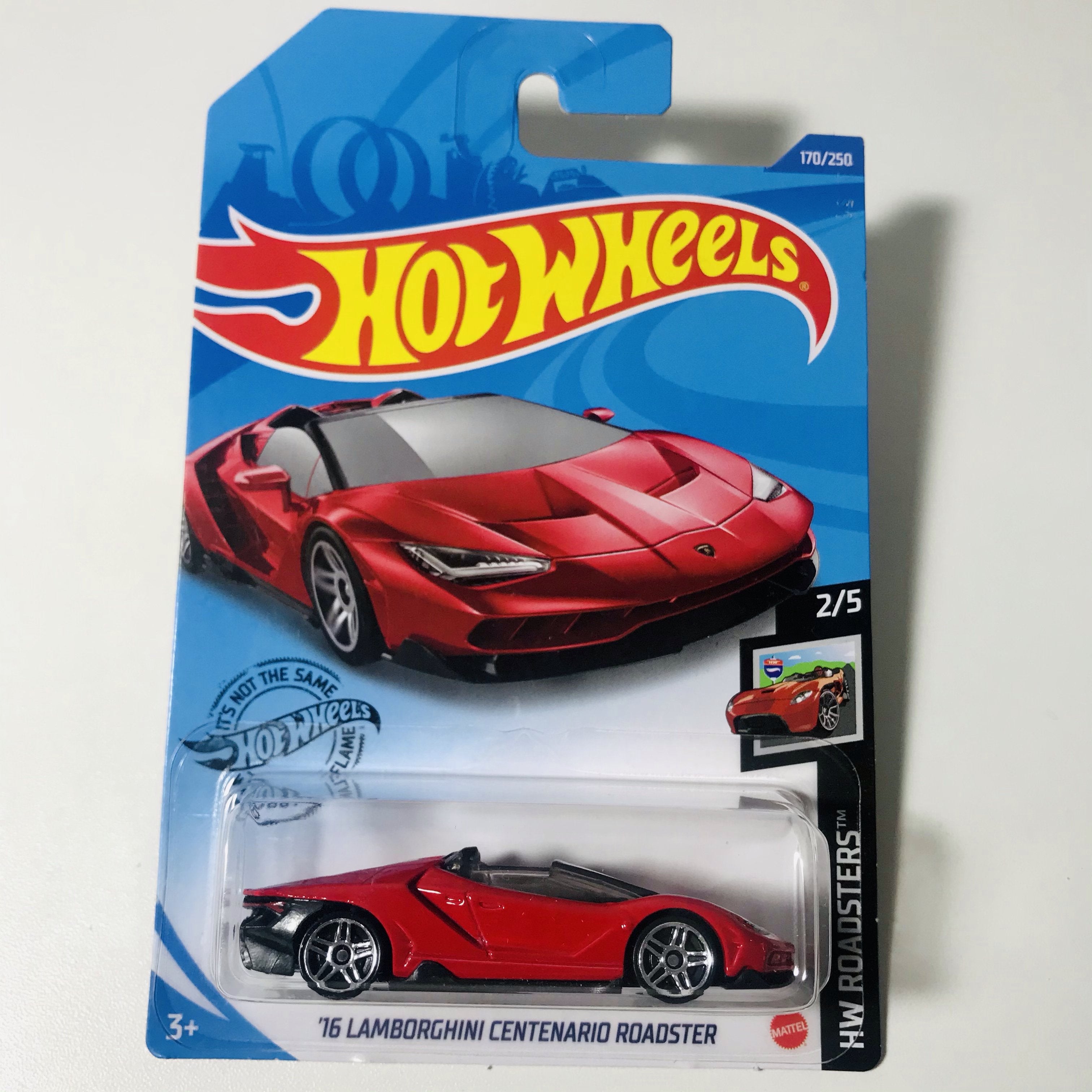 2020 Hot Wheels HW Roadsters 16 Lamborghini Centenario Roadster rojo P