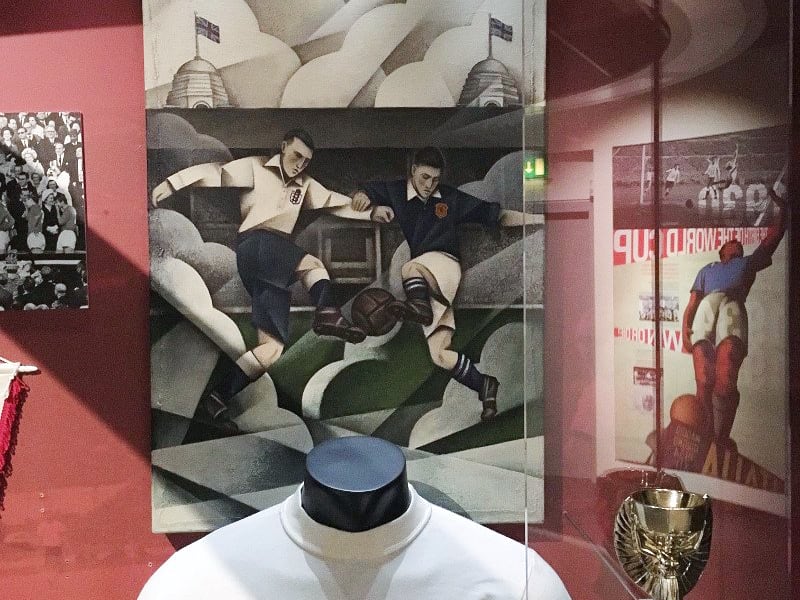 The Beautiful Game by Paine Proffitt on display at the National Football Museum  | Otway & Orford