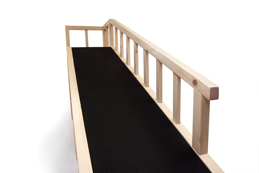 pet ramp with side rails