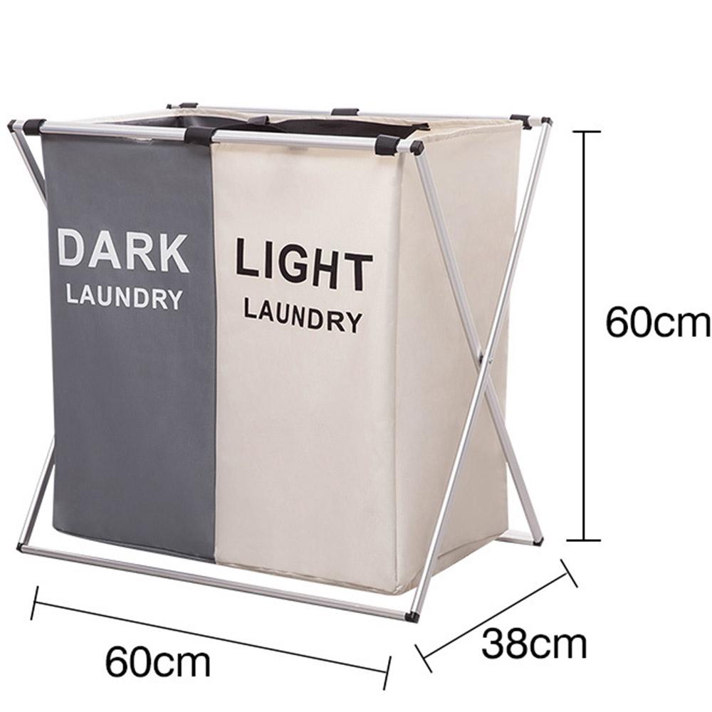 laundry basket separate compartments