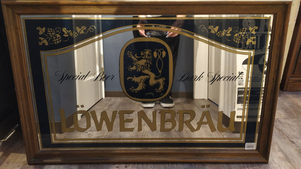 高評価の贈り物 LOWENBRAU ローベンブロイ 吊り看板 ディスプレイ