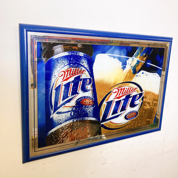 品番2303 パブミラー Miller Lite ミラーライトビール 鏡 壁掛け