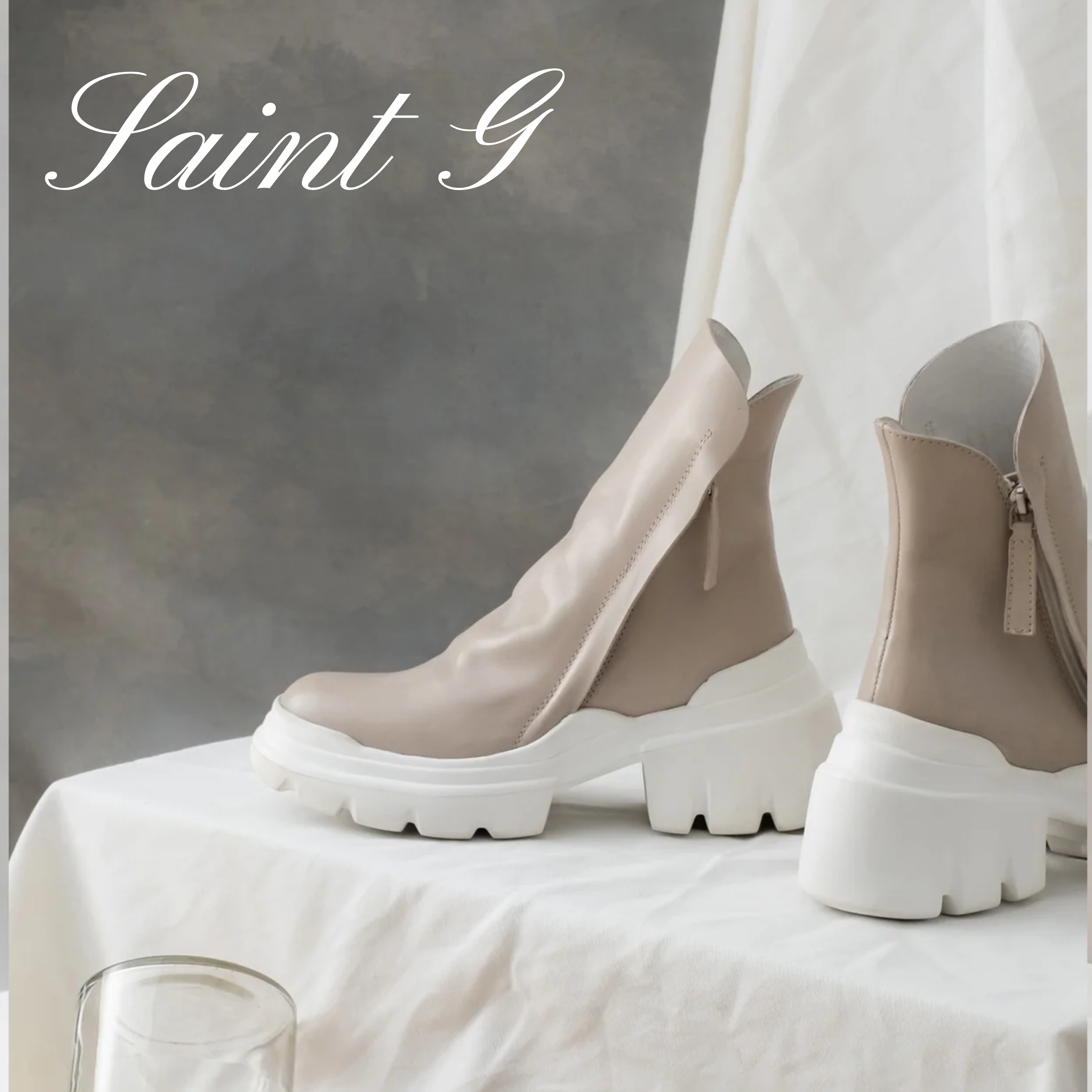 Hayden Ivory Leather Boots – Future Brands Group