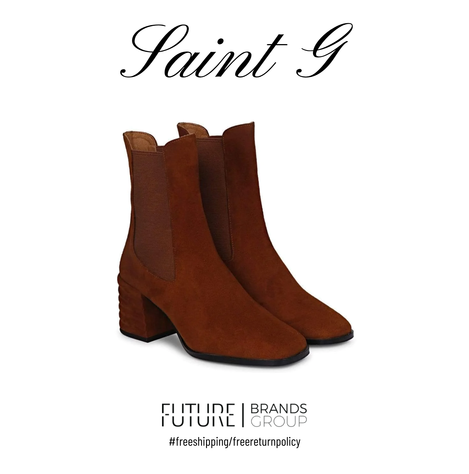 Rachel Cognac Suede Leather Ankle Boots – Future Brands Group