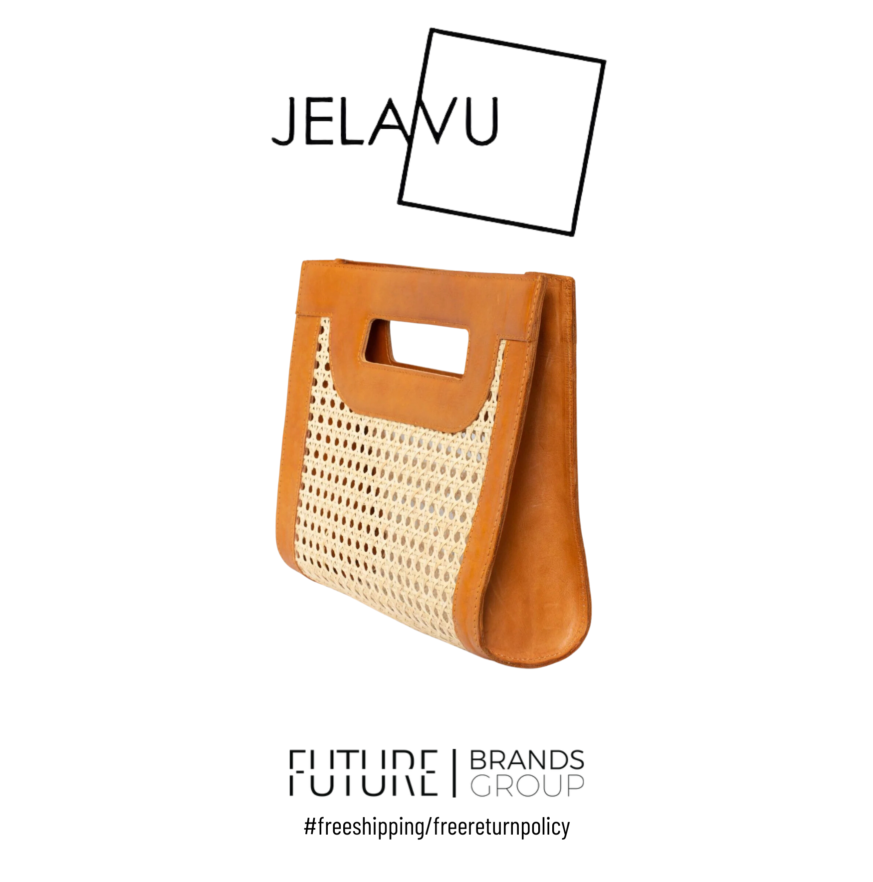 Venice Medium | Cane Leather Clutch | Future Brands Group
