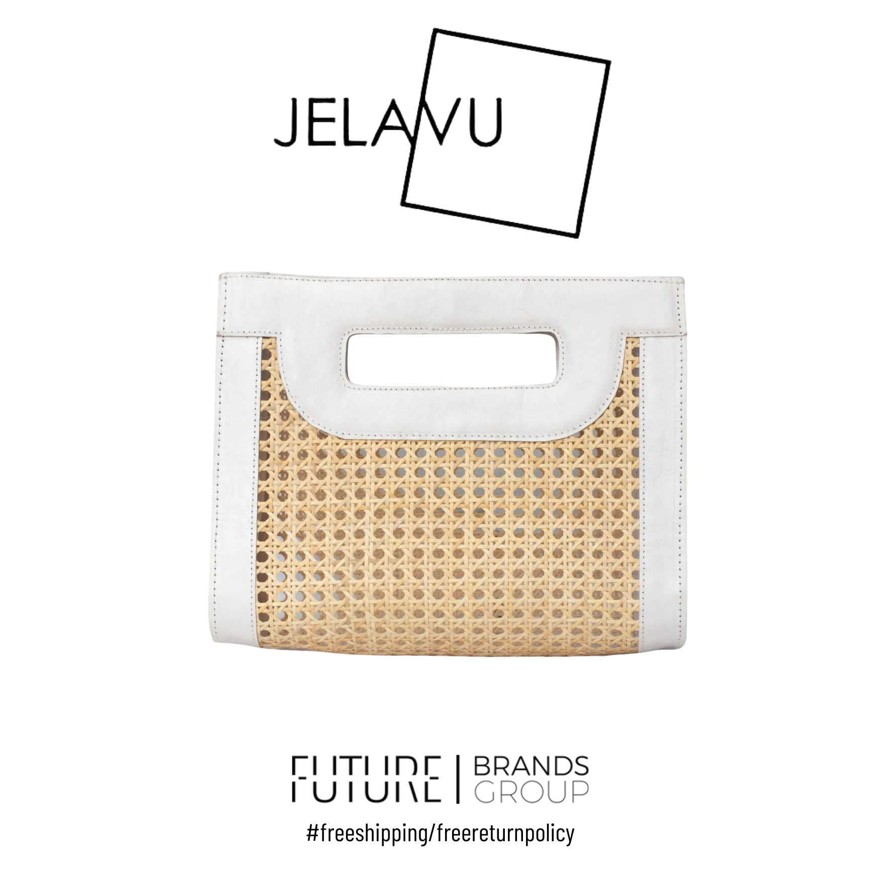 Venice Medium | Cane Leather Clutch | Future Brands Group