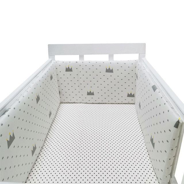 mini crib padded bumper