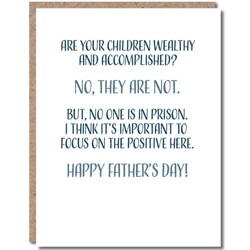 Having Me As A Daughter - Father's Day Card – Sense and Humor - fun.  clever. tasteful. gifts.