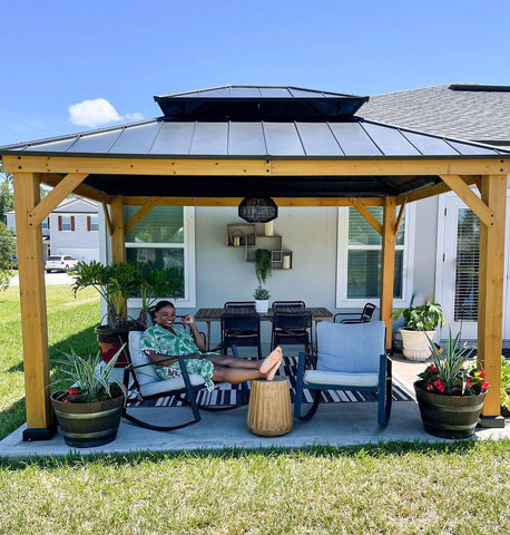 wood gazebo 11x13