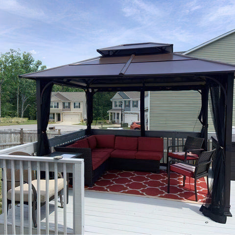 metal gazebo 10x12