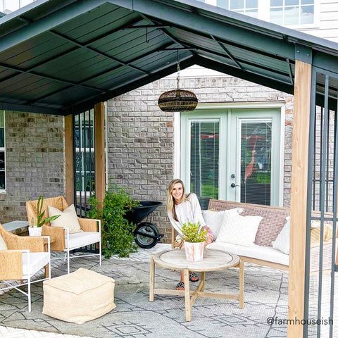 gable roof gazebo