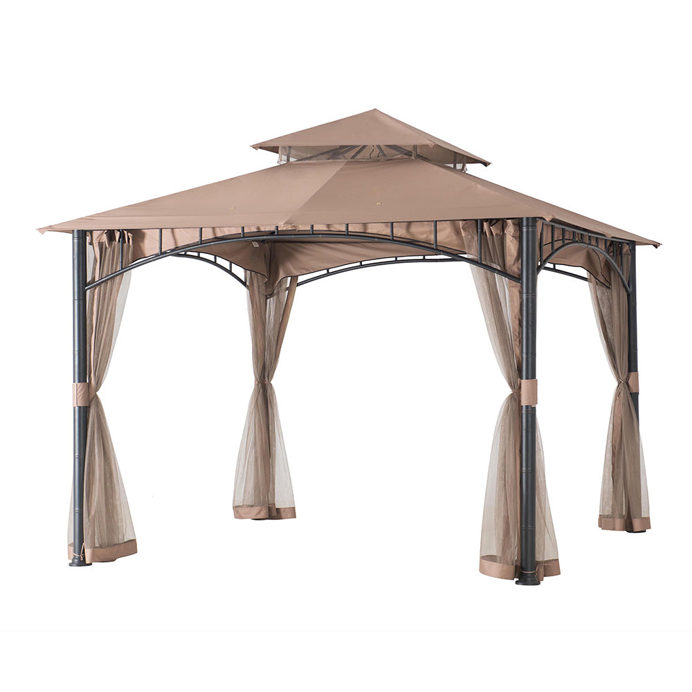 Sunjoy Ginger Snap Replacement Canopy For Summerland Gazebo (10X10 Ft) A101000201 Sold At Canadiantire