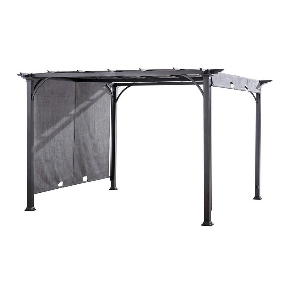 Sunjoy Gray Replacement Canopy For Pergola (10x10 FT) L-PG135PST-D Sold At Canadiantire