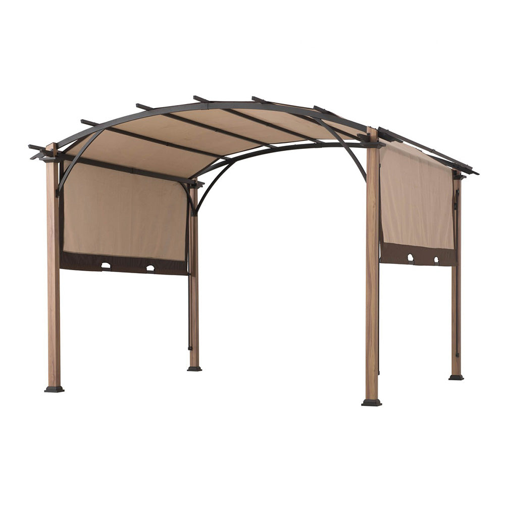 Sunjoy Brown Replacement Canopy For Arch Top Pergola (11X11 Ft) A106000507 Sold At ACE