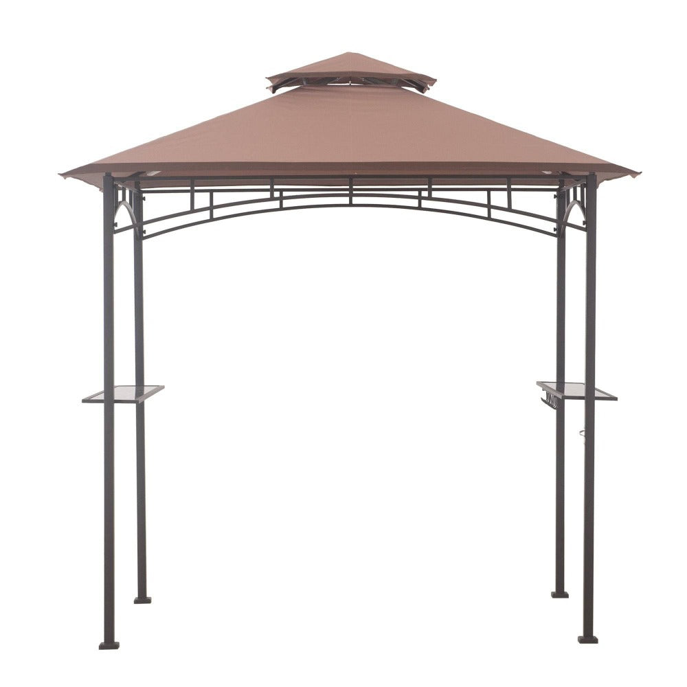 Sunjoy Khaki+Light Brown Replacement Canopy For Grill Gazebo 8.2 Ft High (5X8 Ft) L-GG001PST-F2 Sold At Fred Meyer/Kroger