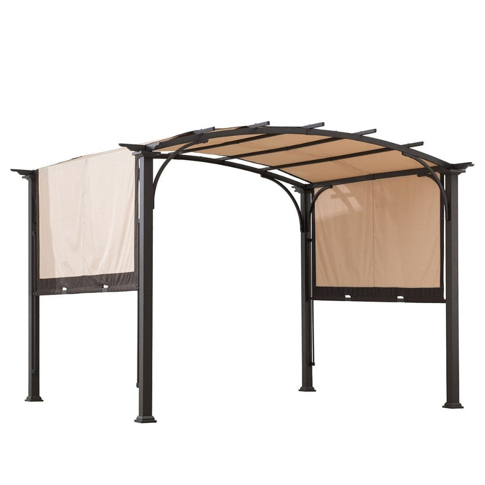 Sunjoy Beige Replacement Canopy For Domed Top RetracTable Shade Pergola (10X8 Ft) A106005400 Sold At Sunjoy