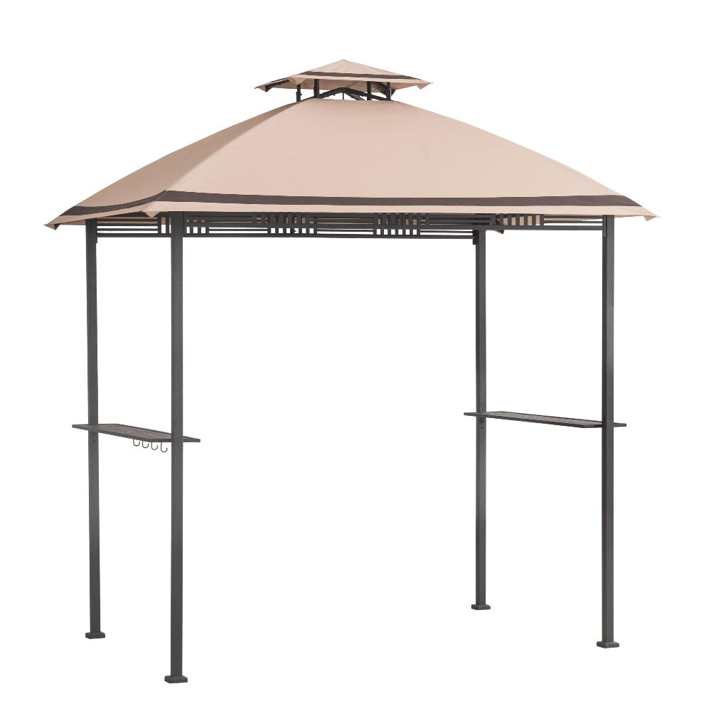 Sunjoy Sesame+Dark Brown Replacement Canopy For Gosset V.3C Grill Gazebo (8X5 Ft) A103001601 Sold At Big Lots US/Biglots.com US