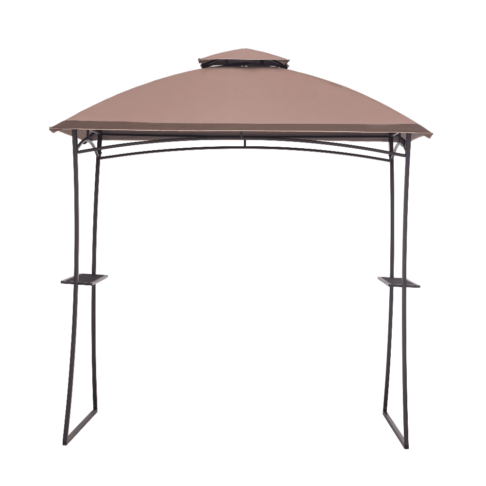 Sunjoy Khaki+Dark Brown Replacement Canopy For Domed Top Grill Gazebo (5X8 Ft) L-GG035PST Sold At Big Lots