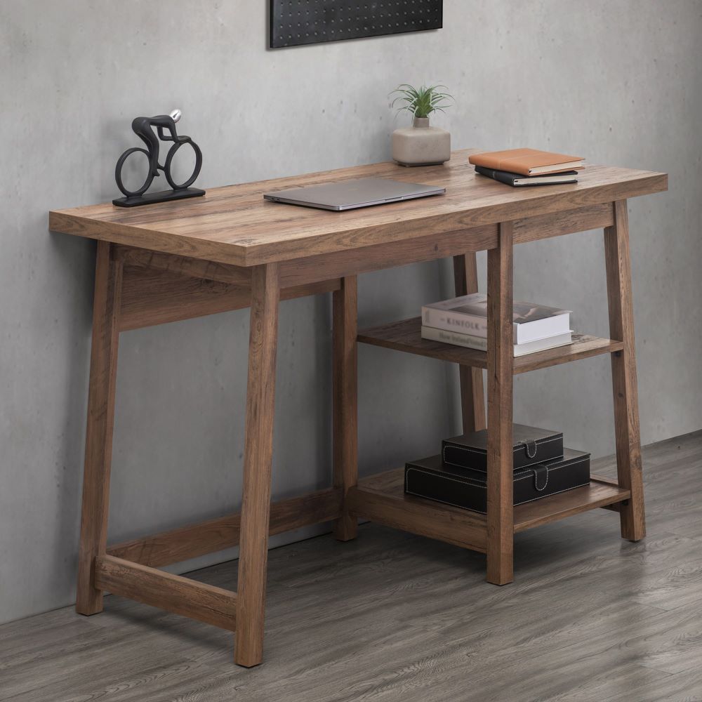 Sunjoy 46&quot; Industrial Design Home Office Computer Desk with Shelves