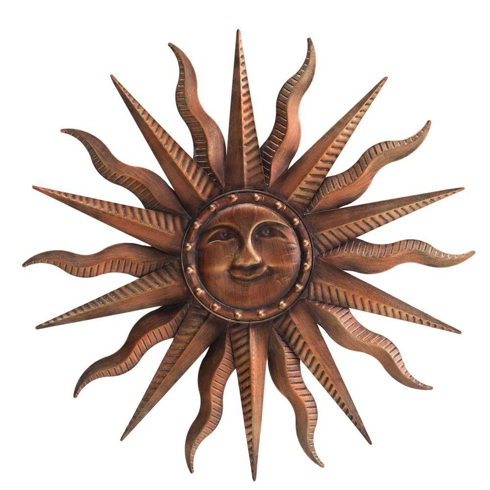 Sunjoy Decorative Solid Flares Sun Wall Art