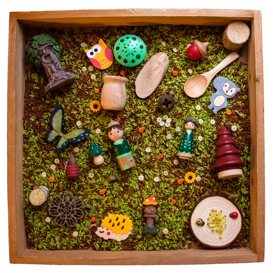 Forest Sensory Bin – Open Ended Toys