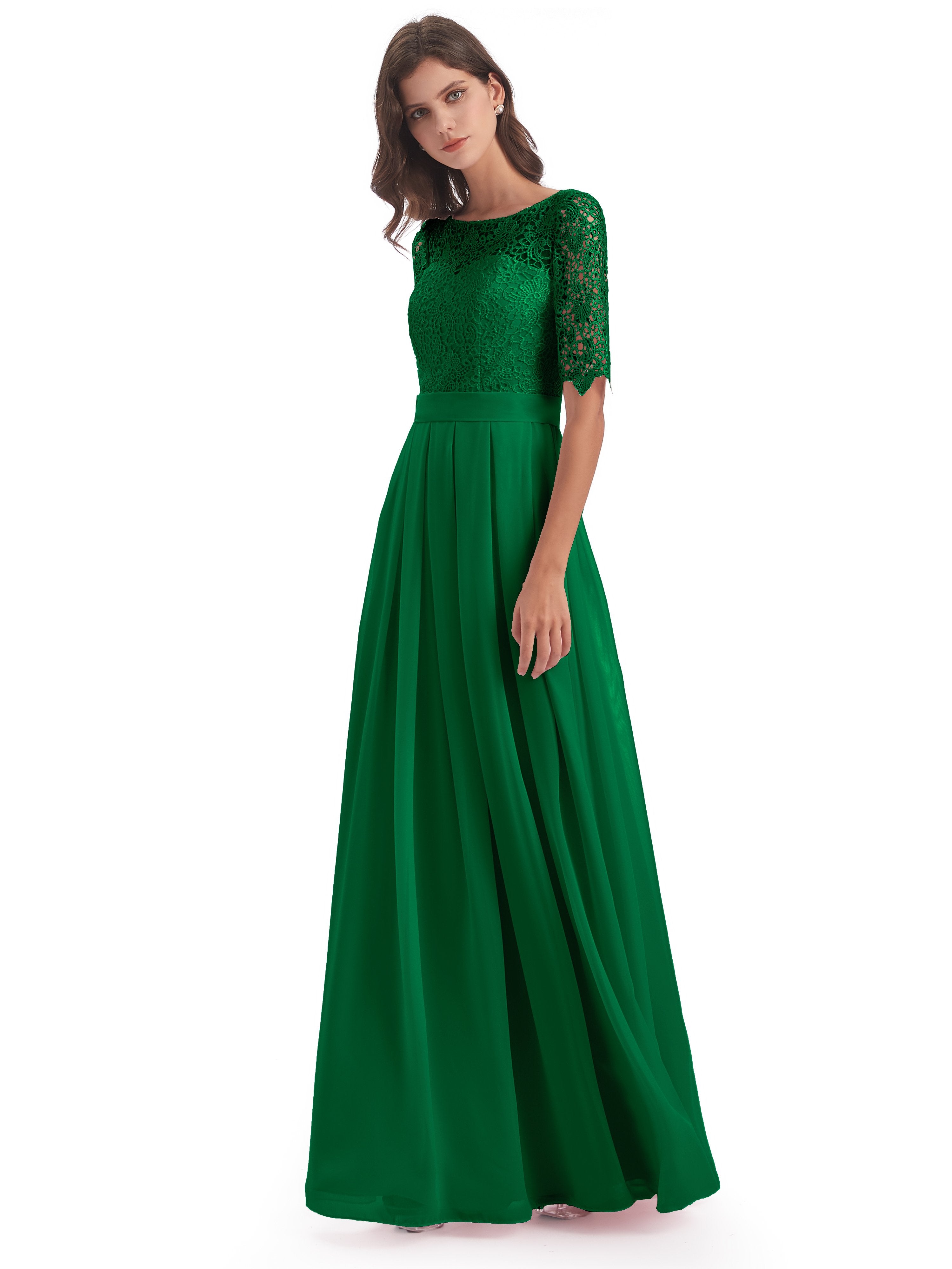 60+ Colors-Vibrant Emerald Bridesmaid Dresses | Cicinia