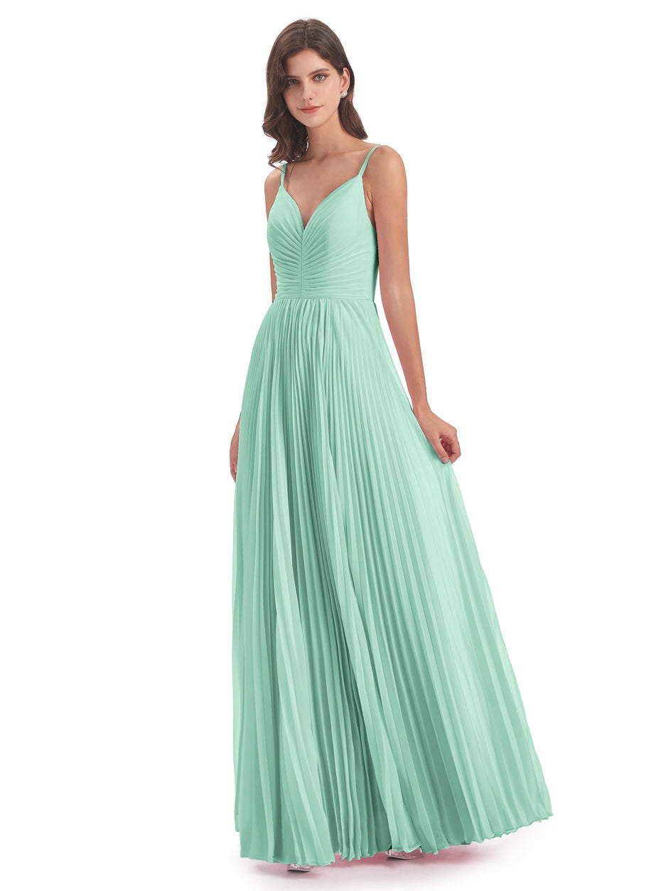 Cicinia Jazlynn A Line Floor Length Spaghetti Straps Chiffon Long Mint Green Bridesmaid Dresses 1 940x ?v=1636079416