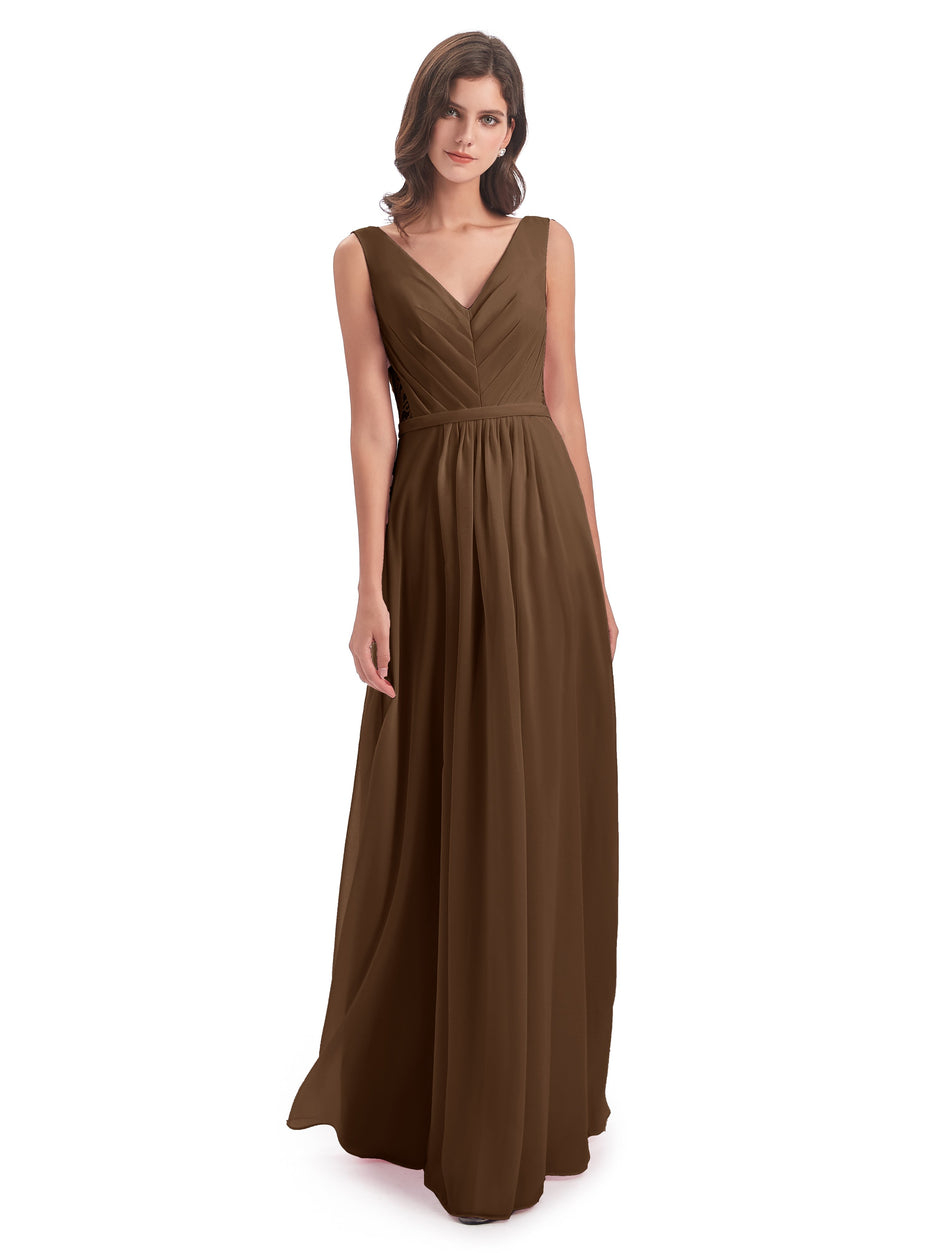 200+ Inspiring Brown Bridesmaid Dresses (FREE Custom Size)