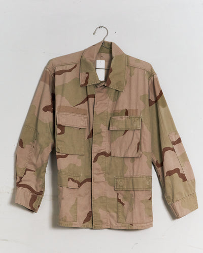 Patch camo swing jacket